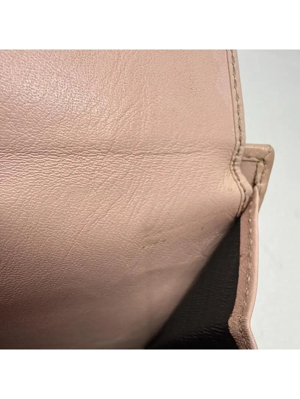 Vintage Gucci GG Canvas & Pink Leather Trim Continental Wallet - Picture 13 of 15